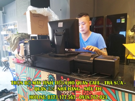 Lắp trọn bộ máy tính tiền cho quán ăn- nhà hàng tại Buôn Mê thuột