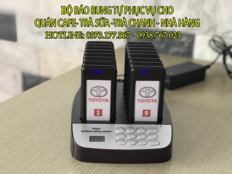 Bán thẻ chuông báo rung tự phục vụ cho trà sữa - nhà hàng tại Đà Nẵng