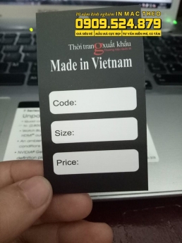 Tag quần áo là gì? 100% Nên đọc trước khi mở shop thời trang