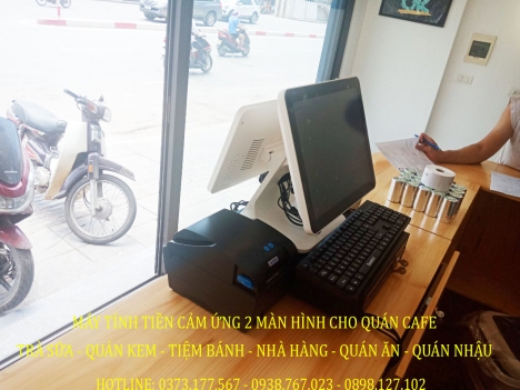 Bán trọn bộ máy tính tiền cảm ứng cho quán Trà Chanh tại Thanh Xuân Hà Nội
