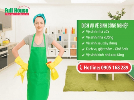 dịch vụ vệ sinh nhà đà nẵng Fullhouse