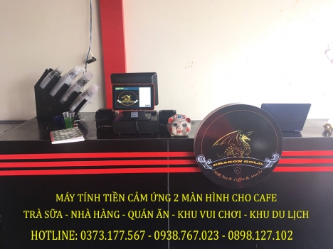 Bán trọn bộ máy tính tiền cảm ứng cho quán Trà Chanh tại Thanh Xuân Hà Nội