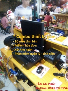 Trọn bộ máy tính tiền giá rẻ cho quán ăn /quán nhậu /nhà hàng tại Bình Dương, setup tận nơi
