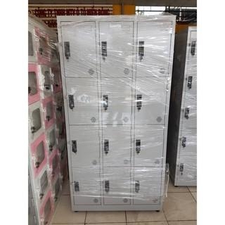Tủ LOCKER 6 cánh 1 khoang, màu xám, giá rẻ (Đặc biệt: sơn màu theo yêu cầu của khách hàng)