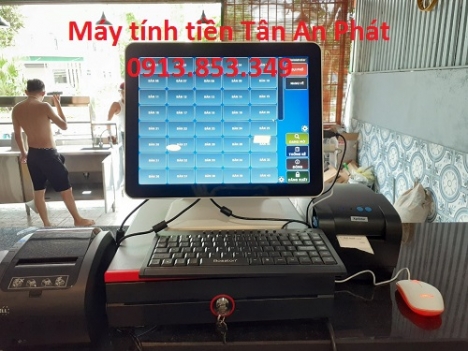 Trọn bộ tính tiền cảm ứng cho quán trà chanh tại Vĩnh Phúc 