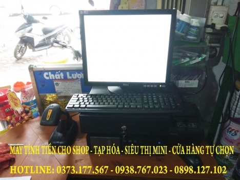 Bán trọn bộ máy tính tiền cho tạp hóa tại Gò Vấp, Tân Phú