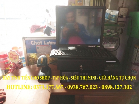 Bán trọn bộ máy tính tiền cho tạp hóa tại Gò Vấp, Tân Phú