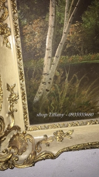 Bức tranh phong cảnh thiên nhiên Pháp cổ.