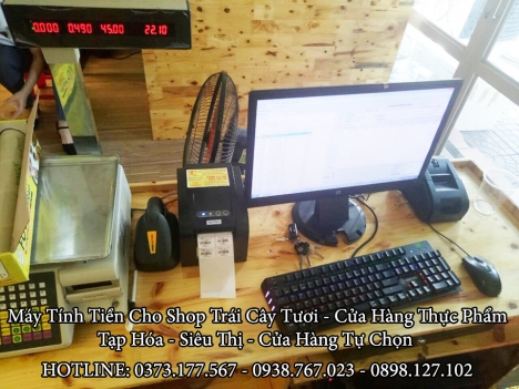 Bán trọn bộ máy tính tiền cho tạp hóa tại Gò Vấp, Tân Phú