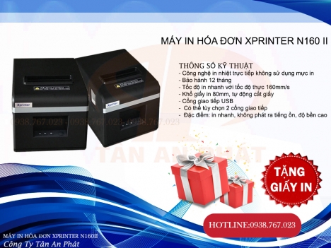 Bán máy in hóa đơn cho quán café – trà chanh tại Quận Gò Vấp, Tân Bình