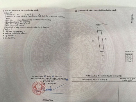 Thông tin đất nền trung tâm Tx. An Nhơn, Bình định.
