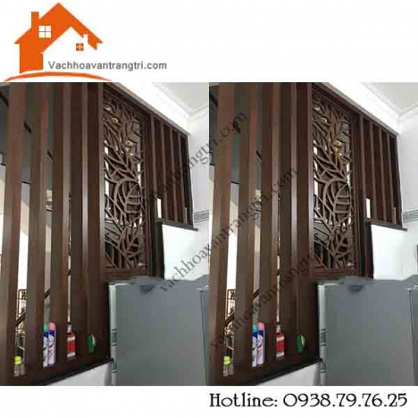 Lam gỗ trang trí cầu thang đẹp bằng gỗ mdf tại tphcm