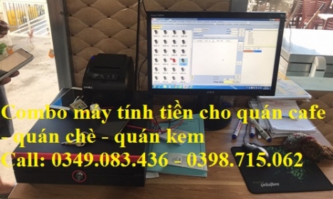 Cài đặt tận nơi máy tính tiền cho Quán Cafe, Quán Chè tại Trà Vinh 