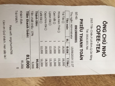Setup bộ máy tính tiền kèm phần mềm giá rẻ ở Cần Thơ cho quán café