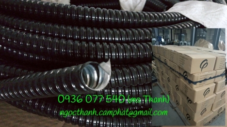 Ống ruột gà lõi thép bọc nhựa PVC