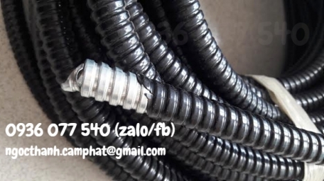 Ống ruột gà lõi thép bọc nhựa PVC