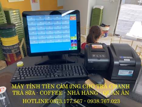 Bán trọn bộ máy tính tiền cho quán ăn tại Hà Nội