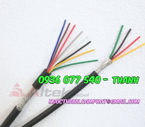 Cáp tín hiệu chống nhiễu Altek Kabel 6x0.22 mm2