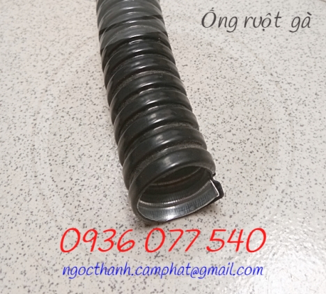 Ống ruột gà lõi thép bọc nhựa PVC