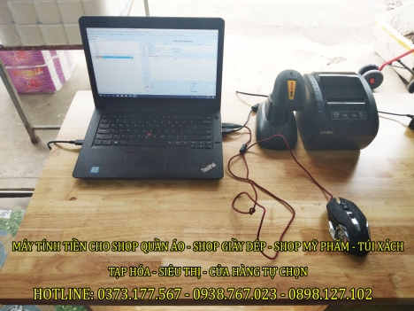 Bán tron bộ máy tính tiền cho Shop thời trang tại Thanh Xuân Hà Nội