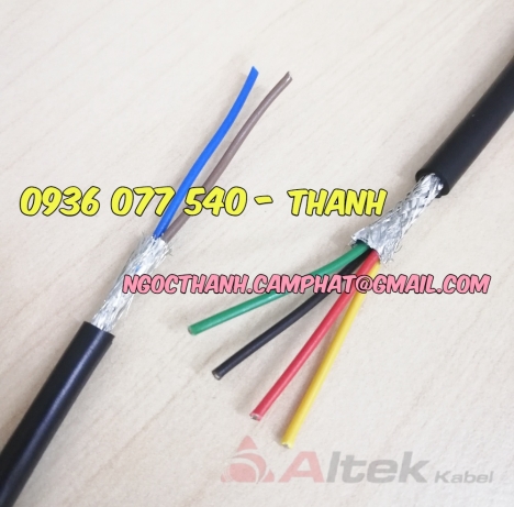 Cáp tín hiệu chống nhiễu Altek Kabel 6x0.22 mm2