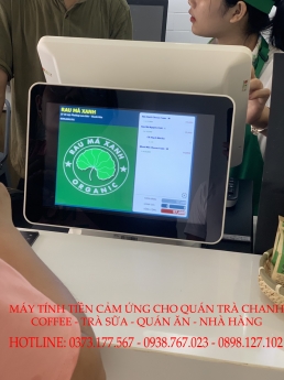 Lắp đặt tận nơi máy tính tiền cho quán Trà Chanh giá rẻ tại Hà Nội