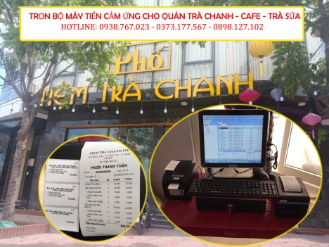 Bán trọn bộ máy tính tiền cho quán ăn tại Hà Nội