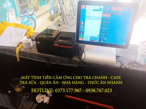Cung cấp Bộ máy POS và phần mềm tính tiền cho quán trà chanh tại Hà Nội