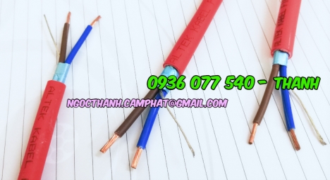 Cáp chống cháy Altek Kabel 2X1.0 mm2