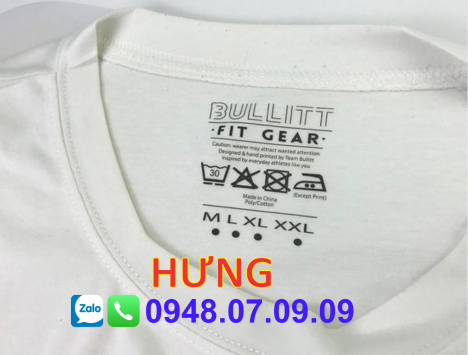 Nhãn sườn, Nhãn mác ép nhiệt may mặc quần áo