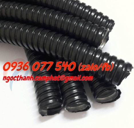 Ống ruột gà lõi thép bọc nhựa PVC