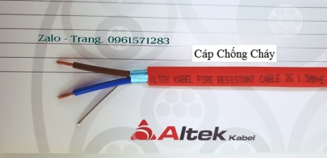 CÁP CHỐNG CHÁY 2x1.5mm2 thương hiệu Altek Kabel