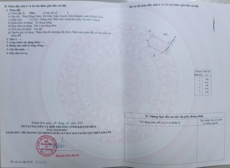 Bán Nhanh Lô Đất Diên Toàn Đã có sổ đỏ 4 lô và trải đường betong
