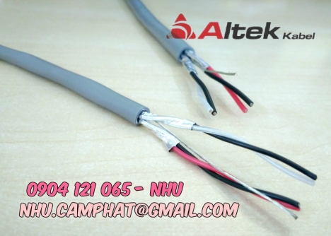 Phân phối cáp tín hiệu xoắn awg hiệu altek kabel