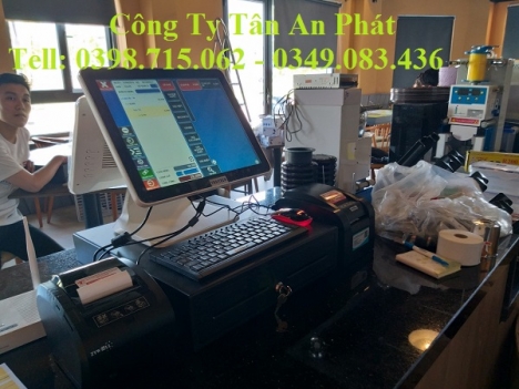 Bán máy tính tiền cảm ứng cho quán Trà Sữa, quán Trà Chanh tại Kiên Giang 