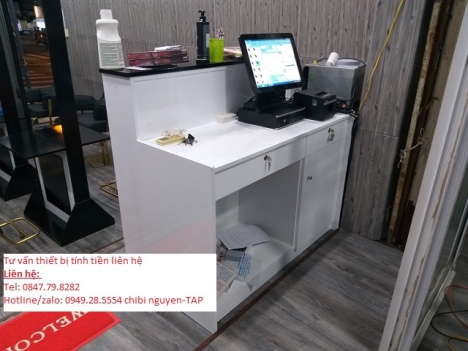Salon tóc ở Kiên Giang setup thiết bị tính tiền giá rẻ