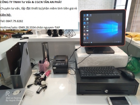 Salon tóc ở Kiên Giang setup thiết bị tính tiền giá rẻ