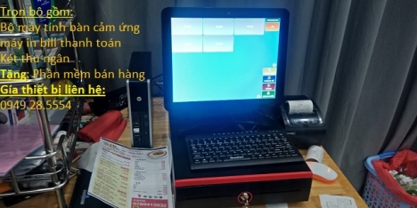 Lắp full bộ máy tính tiền giá rẻ cho nhậu tại Kiên Giang