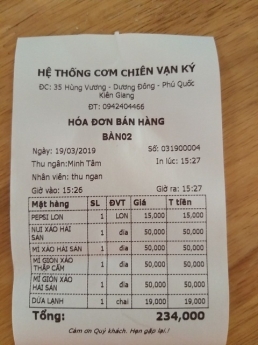 Lắp full bộ máy tính tiền giá rẻ cho nhậu tại Kiên Giang