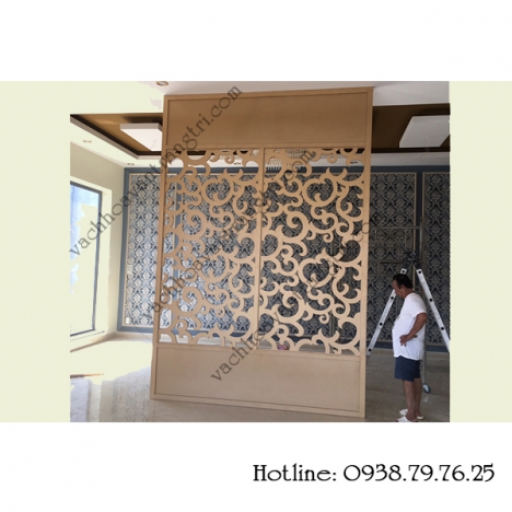 Ngắm nhìn mẫu vách ngăn cnc phòng khách đẹp ấn tượng