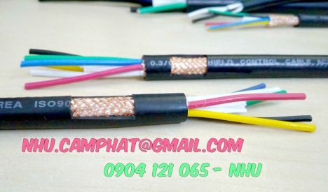 Cáp điều khiển sangjin vỏ bọc màu đen hàng sẵn kho