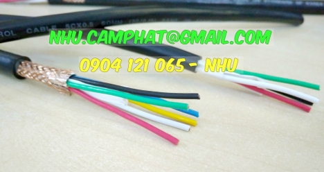 Cáp điều khiển sangjin vỏ bọc màu đen hàng sẵn kho