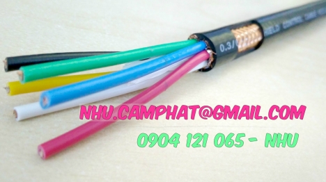 Cáp điều khiển sangjin vỏ bọc màu đen hàng sẵn kho