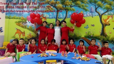 Tuyển sinh lớp học tiếng anh chương trình nội địa bản quyền anh mỹ bắc giang