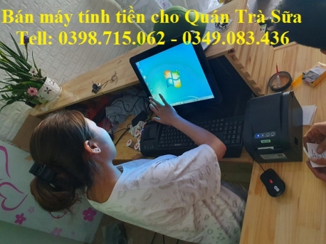 Chuyên bán máy tính tiền cảm ứng cho quán Trà Sữa, Cửa Hàng Bánh Ngọt tại Kiên Giang 