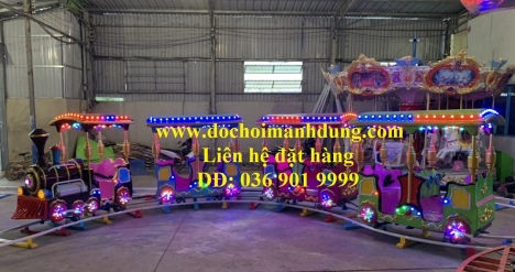 Đồ chơi trẻ em:Ô Tô Điện Đụng, Xe Lửa Con Ngưa Kéo, Xe Lửa Con Vịt...