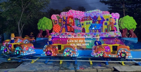 Đồ chơi trẻ em:Ô Tô Điện Đụng, Xe Lửa Con Ngưa Kéo, Xe Lửa Con Vịt...