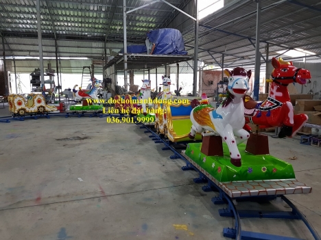 Đồ chơi trẻ em:Ô Tô Điện Đụng, Xe Lửa Con Ngưa Kéo, Xe Lửa Con Vịt...