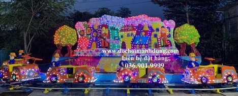 Đồ chơi trẻ em:Ô Tô Điện Đụng, Xe Lửa Con Ngưa Kéo, Xe Lửa Con Vịt...