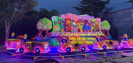 Đồ chơi trẻ em:Ô Tô Điện Đụng, Xe Lửa Con Ngưa Kéo, Xe Lửa Con Vịt...